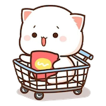 cat in a ShopingCart